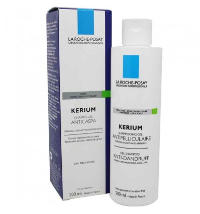 La Roche Posay Kerium Champu Caspa Grasa 200 ml Mejores ...