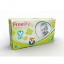 Freelife Bebe Cash Pañal Talla 3 4-9 Kg 54 unidades