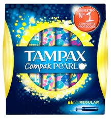 Tampax Compak Pearl Regular 18 Un