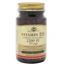 Solgar Vitamina D3 2200UI 50 Capsulas