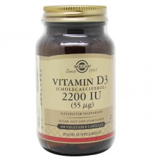 Solgar Vitamina D3 2200UI 100 Capsulas