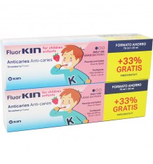 Fluorkin Infantil Anticaries Pasta Dental 100 ml Duplo