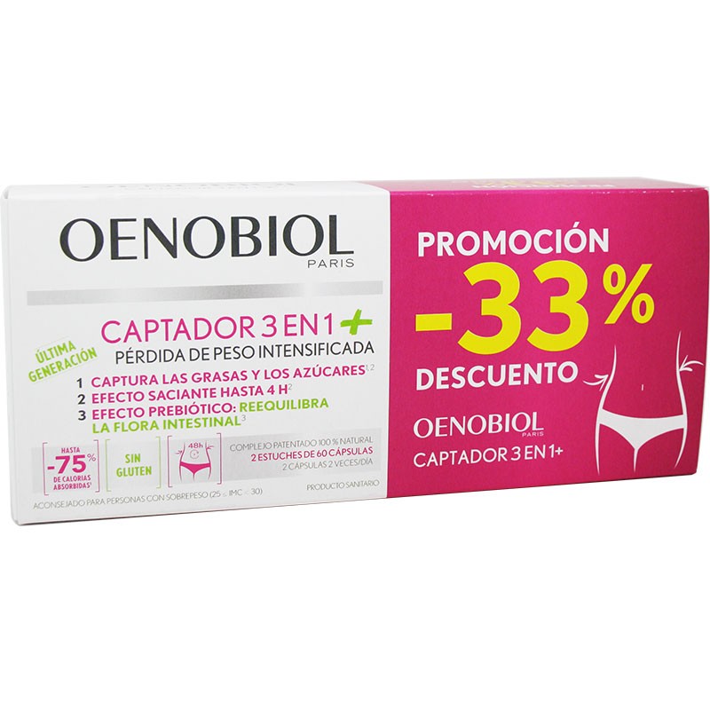 Buy Oenobiol Collector 3 In 1 Plus Duplo 2x60 Capsules At The Best