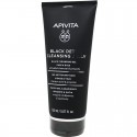 Apivita Black Detox Gel Limpiador Negro Carbon Activado Propolis 150 ml