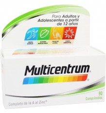Multicentrum 90 Comprimidos ingredientes