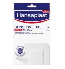 Hansaplast Sensitive 3XL 5 Apósitos 10x15cm