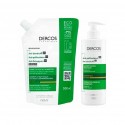 Dercos Anticaspa Champú Cabello Seco 390ml + 390ml Ecorefill Pack