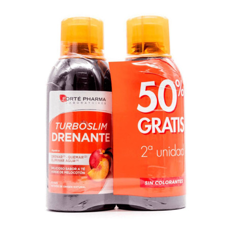 Slim Drenante Melocoton 500 ml+ 500 ml Duplo Promocion