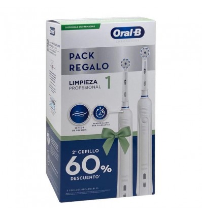 Oral B Cepillo Dental Electrico Professional 2 Cuidado De Encias Pack  Ahorro Recargable