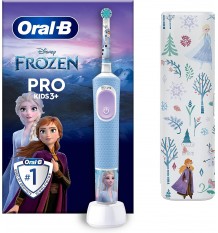 Oral-B Pro Kids Cepillo Frozen + 1 Cabezal + 1 Estuche De Viaje Niños +3 Años