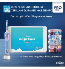 Oral-B Pro Kids Cepillo Frozen + 1 Cabezal + 1 Estuche De Viaje Niños +3 Años