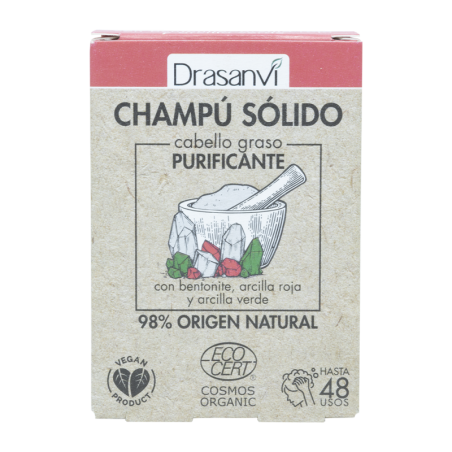 Drasanvi Champú Sólido Cabello Graso Ecocert Bio 80 g