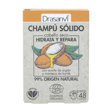 Drasanvi Champú Sólido Cabello Seco Ecocert Bio 80 g