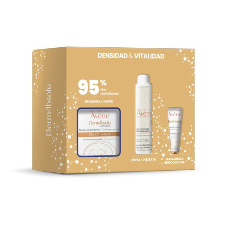 Avene Dermabsolu Bálsamo Noche Regenerador 40ml + Agua Micelar 100ml + Mascarilla Remodelante 15ml