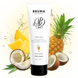 Bruma Gel Deslizante Con Aloe Vera Sabor A Piña Colada 100 ml