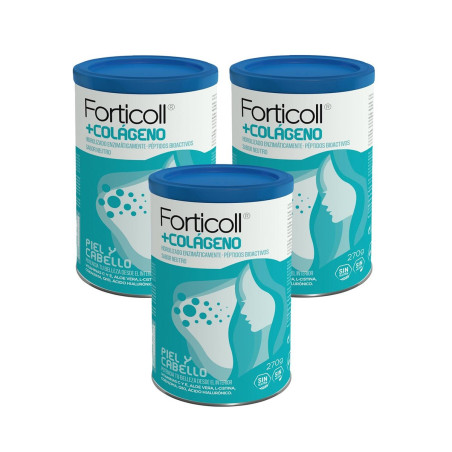 Forticoll Colageno Piel Cabello 270g No Bio Triplo Promocion