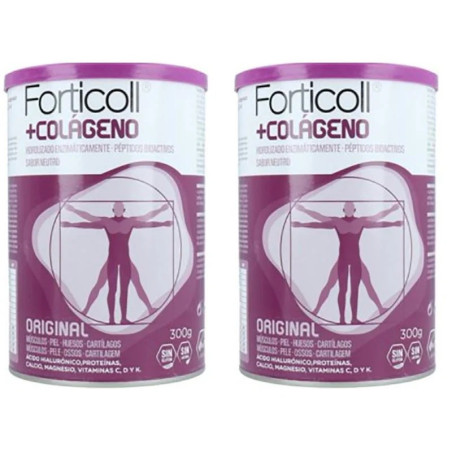 Forticoll Colageno Bioactivo 300g + 300g Duplo promocion