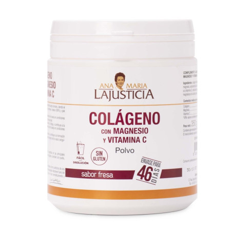 Ana Maria Lajusticia Colageno Magnesio Vitamina C 350 g Fresa