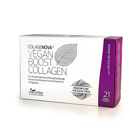 Colagenova Vegan Boost Collagen Limon Frutos Rojos 21 Sobres