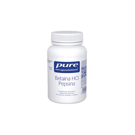 Pure Encapsulations Betaína HCl Pepsina 90 cápsulas