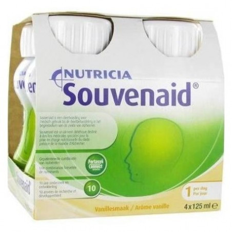 Souvenaid Vainilla 4 Botellas 125ml