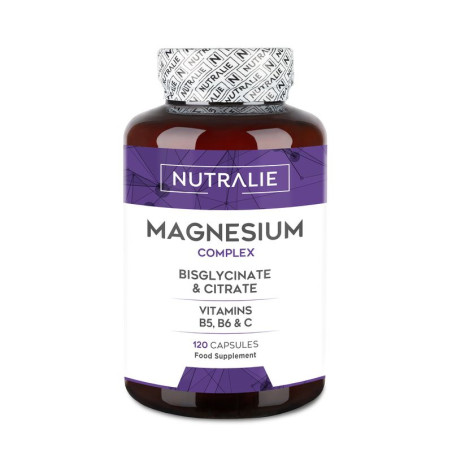 Nutralie Magnesio Complex Bisglicinato Y Citrato 120 Cápsulas