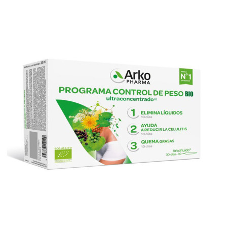 Arkofluido Programa Control de Peso Bio 30 Ampollas x 10ml