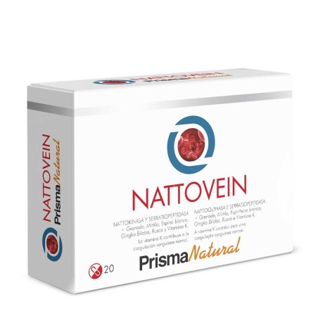 Prisma Natural Nattovein 20 Cápsulas