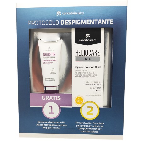 Heliocare 360 Pigment Solution Fluid Spf50 50ml + Neoretin Serum 15ml