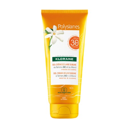 Klorane Polysianes Gel Crema Solar Sublime SPF30 Bio 200 ml