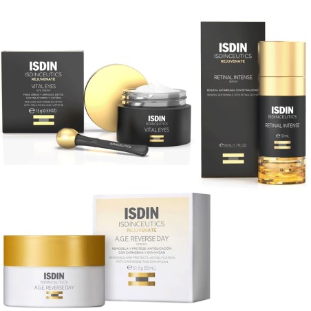 Isdin Isdinceutics Pack Age Reverse Day 50ml + Vital Eyes 15ml + Retinal Intense 50ml