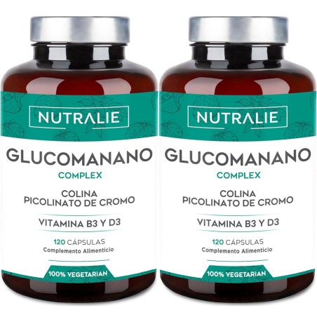 Nutralie Glucomanano Complex 120 Cápsulas + 120 Cápsulas Duplo Promocion