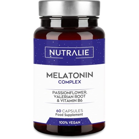 Nutralie Melatonin Complex Melatonina Pura Retard 1,8mg 60 Cápsulas