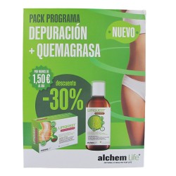 Lipiquest Pack Drenante 500ml + Quemagrasas 30 Comprimidos
