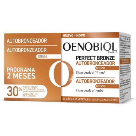 Oenobiol Solar Perfect Bronze Autobronceador Duo 60 Cápsulas