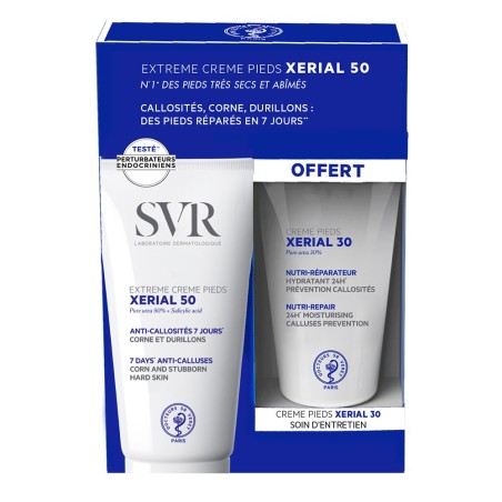 Svr Xerial 50 Crema Pies + Xerial 30 50ml Pack