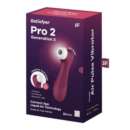 Satisfyer Pro 2 Generación 3 Granate Bluetooth & App