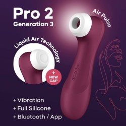 Satisfyer Pro 2 Generación 3 Granate Bluetooth & App