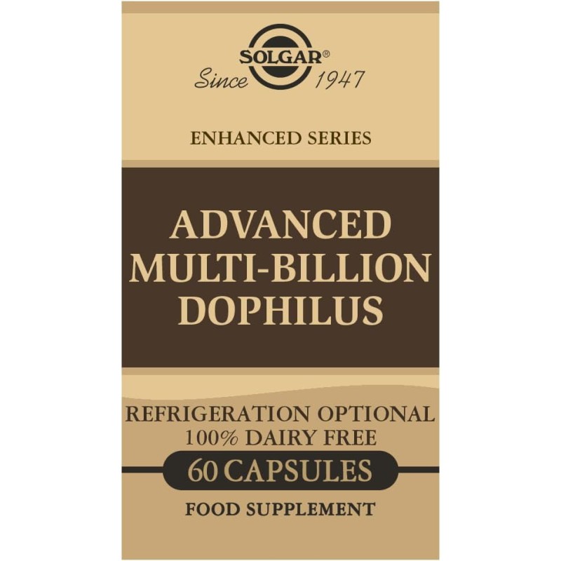 Solgar Advanced Multi Billion Dophilus 60 cápsulas