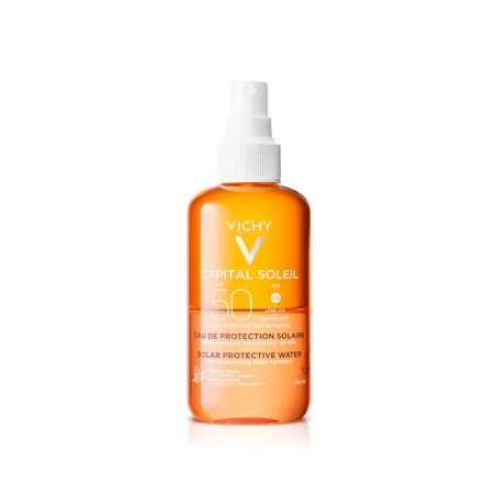 Vichy Capital Soleil Agua de Protección Solar Luminosidad Spf50 200ml