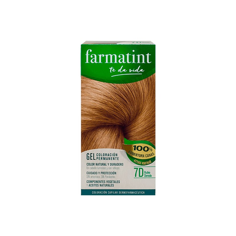 Farmatint 7d Gel Rubio Dorado 135 ml