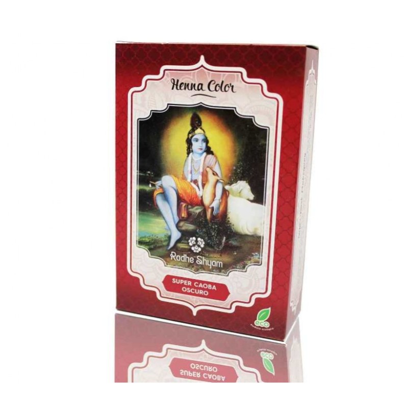 Radhe Shyam Henna Color Super Caoba Oscuro 100 gr