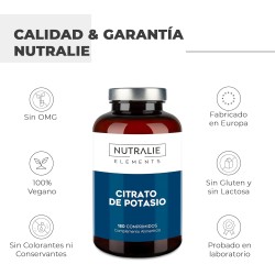 Nutralie Citrato de Potasio 180 Comprimidos