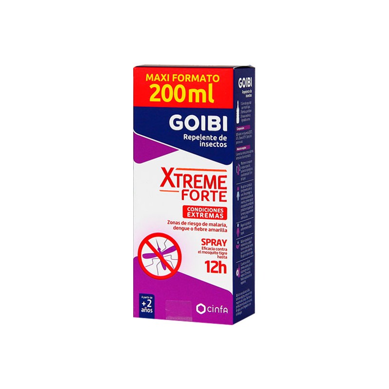 Goibi Antimosquitos Xtreme Forte Mosquitos Garrapatas Spray 200ml