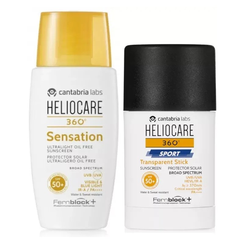 Heliocare 360 Sensation SPF50+ 50 ml + Sport Stick SPF50+ 25 gr