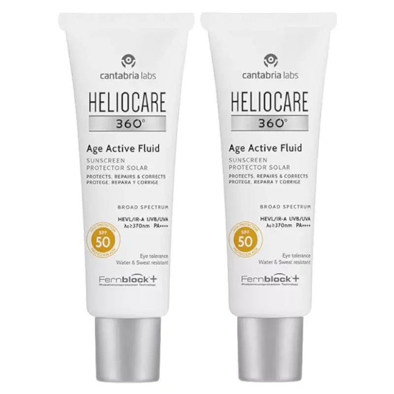 Heliocare 360 Age Active Fluido SPF50 50ml + 50ml Duplo Promocion