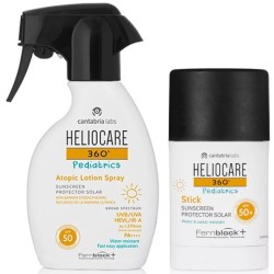 Heliocare 360 Pediatrics SPF50 Loción Spray Piel Atópica 250 ml + Stick Pediátrico SPF50+ 25 gr