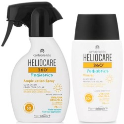 Heliocare 360 Pediatrics SPF50 Loción Spray Piel Atópica 250 ml + Pediatrics Mineral SPF50+ 50 ml