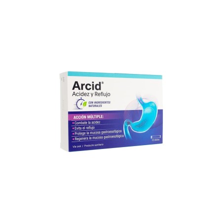 Arcid 24 Comprimidos Masticables Sabor Naranja