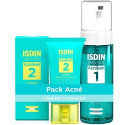 Isdin Acniben Pack Rutina Facial Limpiador Purificante 150ml + Gel Crema Control de B